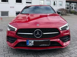 Rot Gebraucht 2019 Mercedes CLA220 AMG line Limousine | 27.200 € (Superpreis)