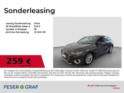 Grau (manhattangrau metallic) Gebraucht 2024 Audi A3 Sportback Advanced Plus Limousine | 27.750 € (Superpreis)