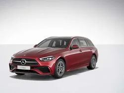 Rot Gebraucht 2024 Mercedes C220 AMG Kombi | 48.870 €