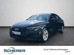 Mythosschwarz metallic Gebraucht 2022 Audi A3 S-Line Limousine | 26.990 € (Guter Preis)
