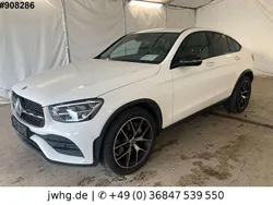 Weiß Gebraucht 2020 Mercedes GLC300 AMG line Coupé | 35.700 € (Etwas zu teuer)