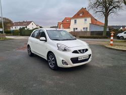 White pearl (m) Gebraucht 2015 Nissan Micra Acenta Kleinwagen | 4.990 € (Guter Preis)