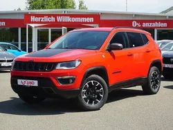 Rot Gebraucht 2021 Jeep Compass Trailhawk SUV | 26.990 € (Etwas zu teuer)