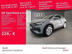 Grau Gebraucht 2022 Audi Q4 Sportback e-tron Basis SUV | 22.790 € (Guter Preis)