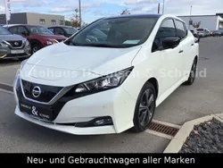 Pearl white pearleffekt/dach black met Gebraucht 2019 Nissan Leaf Tekna Kleinwagen | 17.970 €