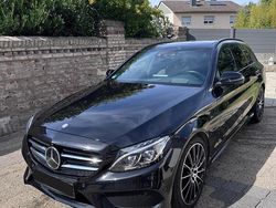 Schwarz Gebraucht 2017 Mercedes C300 AMG line Kombi | 24.999 € (Teuer)