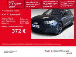 0e mythosschwarz metallic Gebraucht 2025 Audi A1 Advanced Kleinwagen | 28.490 € (Etwas zu teuer)