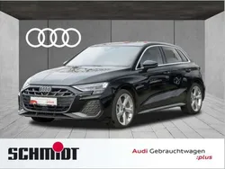 Mythosschwarz metallic Gebraucht 2024 Audi A3 Sportback S-Line Limousine | 35.240 € (Superpreis)