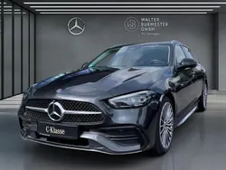 Metalliclack graphitgrau Gebraucht 2024 Mercedes C220 AMG Kombi | 53.950 €