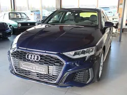 Navarrablau metallic Gebraucht 2022 Audi A3 Sportback e-tron S-Line Limousine | 27.490 € (Guter Preis)