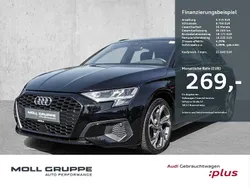 Schwarz Gebraucht 2021 Audi A3 Sportback e-tron Ambiente Limousine | 21.640 € (Guter Preis)