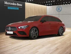 Rot Gebraucht 2019 Mercedes CLA220 Shooting Brake AMG Kombi | 26.488 € (Teuer)