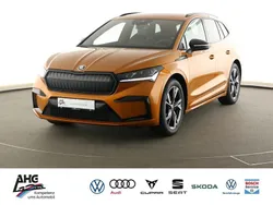 Orange Gebraucht 2024 Skoda Enyaq iV SportLine SUV | 37.841 € (Etwas zu teuer)