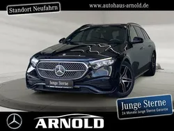 Schwarz (obsidianschwarz) Gebraucht 2023 Mercedes E220 AMG line Kombi | 44.400 € (Superpreis)