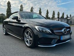 Schwarz Gebraucht 2018 Mercedes C220 AMG Cabrio | 26.490 € (Fairer Preis)