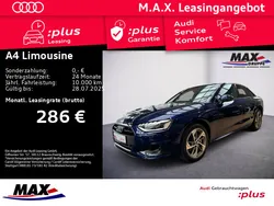 Navarrablau metallic Gebraucht 2024 Audi A4 Advanced Plus Limousine | 37.229 € (Etwas zu teuer)