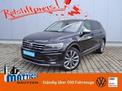 Schwarz (deep black perleffekt) Gebraucht 2018 VW Tiguan Allspace Highline SUV | 29.339 € (Fairer Preis)