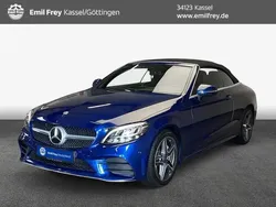 Brilliantblau metallic Gebraucht 2019 Mercedes C180 AMG line Cabrio | 28.650 € (Fairer Preis)