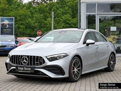 Metalliclack hightechsilber Gebraucht 2023 Mercedes A35 AMG Premium Plus Limousine | 44.444 € (Fairer Preis)