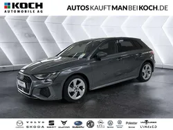 Grau Gebraucht 2024 Audi A3 Sportback S-Line Limousine | 26.990 € (Superpreis)