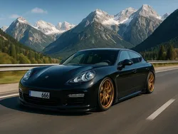 Schwarz Gebraucht 2009 Porsche Panamera S Sport Limousine | 25.990 € (Superpreis)
