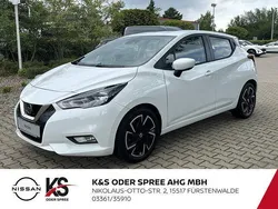 Weiss Gebraucht 2022 Nissan Micra Acenta Kleinwagen | 15.990 € (Fairer Preis)