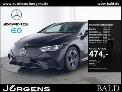 Schwarz obsidianschwarz metallic Gebraucht 2024 Mercedes EQE300 AMG Limousine | 51.840 € (Fairer Preis)