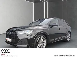 Schwarz Gebraucht 2021 Audi Q7 S-Line SUV | 60.770 € (Teuer)