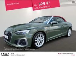 Distriktgrün metallic Gebraucht 2022 Audi A5 Cabriolet S-Line Cabrio | 33.900 € (Superpreis)