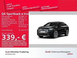 Mythosschwarz metallic Gebraucht 2022 Audi Q4 Sportback e-tron Ambiente SUV | 28.980 € (Superpreis)