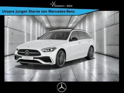 Weiß Gebraucht 2023 Mercedes C220 AMG Kombi | 46.840 € (Teuer)