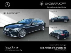 Lack obsidianschwarz (metallic) Gebraucht 2019 Mercedes C180 Avantgarde Kombi | 24.840 € (Guter Preis)