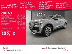 Kieselgrau Gebraucht 2022 Audi Q4 e-tron Advanced SUV | 27.850 € (Fairer Preis)