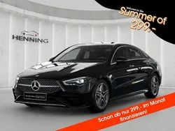 Lack kosmosschwarz Gebraucht 2024 Mercedes CLA200 AMG Coupé | 37.880 € (Fairer Preis)