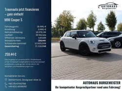 Pepperwhite Gebraucht 2016 Mini Cooper S Kleinwagen | 18.499 € (Fairer Preis)
