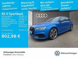 Arablau kristalleffekt (metallic) Gebraucht 2019 Audi RS3 Sport Limousine | 39.980 € (Guter Preis)