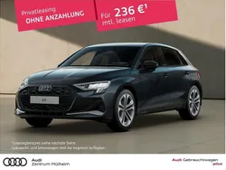 Grau Gebraucht 2024 Audi A3 Sportback Advanced Limousine | 32.790 € (Guter Preis)