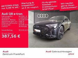 Mythosschwarz metallic Gebraucht 2023 Audi Q8 e-tron S-Line SUV | 44.950 € (Superpreis)