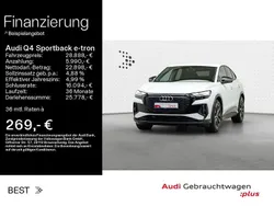 Gletscherweiß metallic Gebraucht 2022 Audi Q4 Sportback e-tron Ambiente SUV | 28.888 € (Etwas zu teuer)