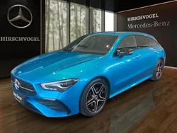 Metalliclack hyperblau Gebraucht 2024 Mercedes CLA200 Shooting Brake AMG line Kombi | 34.980 € (Fairer Preis)