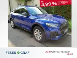 Ultrablau metallic Gebraucht 2024 Audi Q5 Sportback S-Line SUV | 54.480 € (Teuer)