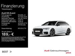 Gletscherweiß metallic (metallic) Gebraucht 2024 Audi S6 Sport Kombi | 58.888 € (Fairer Preis)