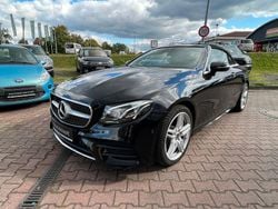 Obsidianschwarz metalliclack Gebraucht 2019 Mercedes E220 AMG line Cabrio | 34.950 € (Fairer Preis)
