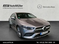 Lack mountaingrau Gebraucht 2023 Mercedes CLA200 AMG line Coupé | 39.900 € (Teuer)