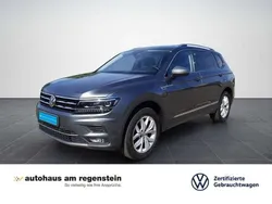 Platinum grey metallic Gebraucht 2021 VW Tiguan Allspace Highline SUV | 32.940 € (Fairer Preis)