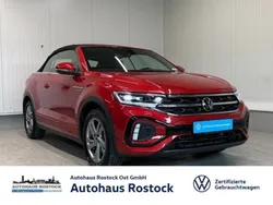 Kings red metallic (metallic) Gebraucht 2024 VW T-Roc Cabriolet R-line Cabrio | 34.989 € (Fairer Preis)