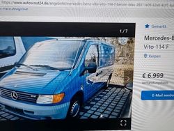 Blau Gebraucht 1998 Mercedes Vito Van | 4.999 €