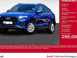 Ultrablau metallic Gebraucht 2024 Audi Q5 Sportback S-Line SUV | 54.898 € (Etwas zu teuer)