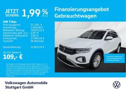 Weiß Gebraucht 2024 VW T-Roc Life SUV | 21.730 € (Guter Preis)