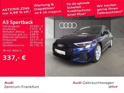 Navarrablau metallic/navarrabl Gebraucht 2022 Audi A3 e-tron S-Line Kleinwagen | 29.850 € (Fairer Preis)